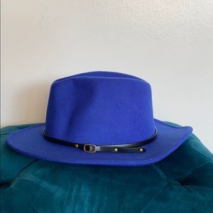 Blue Fedora Hat